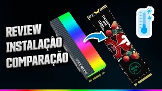 M2 DE 2TB S790  COOLMON CMM2A  REVIEW TESTE INSTALAÇÃO e COMPARATIVO 🥶🌡️ [upl. by Neilson]