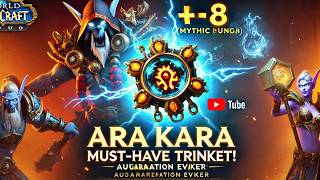 Ara Kara Mythic 8 Augmentation Evoker Showdown High DPS Support Masterclass FULL RUN [upl. by Nuriel]