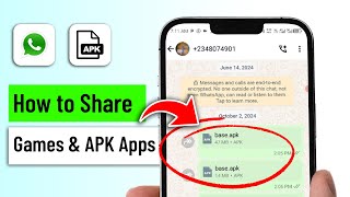 How to Share Games amp APK Apps to WhatsApp [upl. by Murry585]