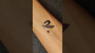 HOW TO MAKE A R NAME TATTOO SIMPLE ideatattoo tattooideas art tattooartist art shorts [upl. by Dan]