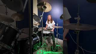 Skillet  Monster Drum Cover  Drummer Cam Performed LIVE by Female Teen Drummer Lauren Young [upl. by Nwadal513]