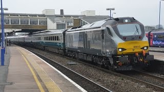 Chiltern Mainline Class 68s Banbury Easter 2015 [upl. by Corrine]