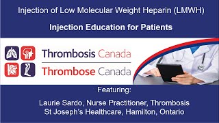 Tutorial on Injection of Low Molecular Weight Heparin [upl. by Aennaej]