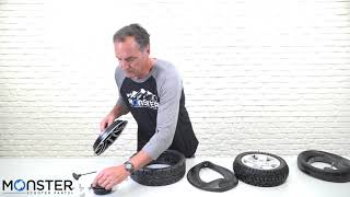 Replacing the Inner Tube in a Drive Cobra GT4 Wheel amp Pride Pursuit XLVictory XL Wheel [upl. by Punke]