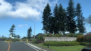 DRIVING TO TAGAYTAY HIGHLANDS  THE WOODLANDS TAGAYTAY  Beth Cabanero [upl. by Sixla]