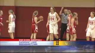 Beekmantown girls stay perfect Plattsburgh improves to 52 on home floor [upl. by Essenaj465]