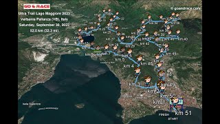 Ultra Trail Lago Maggiore 2023 vola sul percorso 3D di 52 km [upl. by Immat]