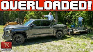 Towing amp Hauling with the 2024 Toyota Tundra Nightshade Edition  Details on the BIG Tundra Recall [upl. by Libove]