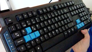 EBLUE Mazer Type X  Teclado de Gaming  TheMackerGames [upl. by Amikan61]