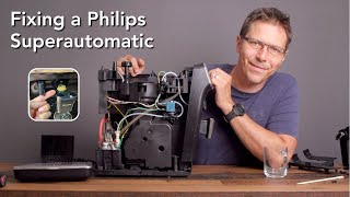 No Coffee Troubleshooting a Philips Superautomatic Nozzle Leak [upl. by Ninahs]