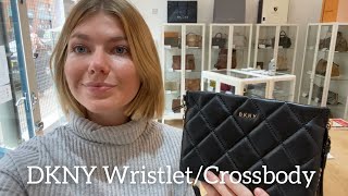 DKNY WristletCrossbody Bag Review [upl. by Anahir]