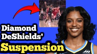 Chicago Skys Diamond DeShields Facing SUSPENSION For Flagrant Foul on Caitlin Clark [upl. by Rayshell]