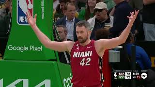 Kevin Love’s gorgeous outlet pass leads to Max Strus bucket in Game 1  NBA on ESPN [upl. by Yenaiv]