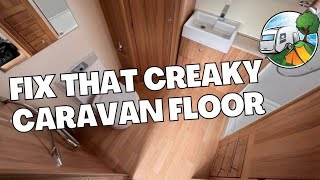 Do you have a Creaky Caravan floor This maybe the fix [upl. by Gilliam]