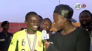 Stonebwoy interview Liwin after Stars game [upl. by Ainegue232]