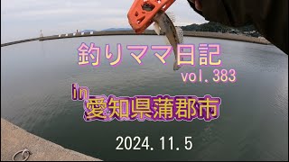 釣りママ日記vol383愛知県蒲郡市 [upl. by Winfield]