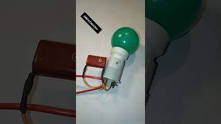 400v Capacitor connect LED light Glow low voltage capacitorapacit ledlights shortsvideo [upl. by Nov]