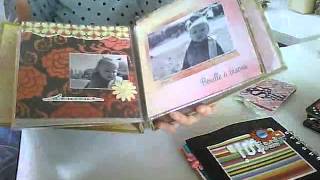 Scrapbooking   les différentes reliures dun mini album [upl. by Pengelly911]