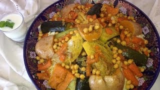 Couscous marroquí el auténtico ✅ Autenticul couscous marocan Recette couscous [upl. by Kcod]