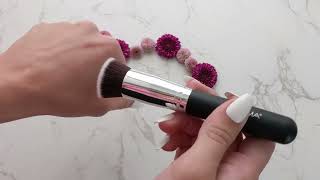 Flat Top Kabuki Foundation Brush By KESHIMA Review [upl. by Silecara]