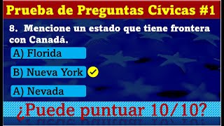 Preparece con este examen de preguntas civicas 1  Ciudadania Americana englishlessonsESL [upl. by Tnarg652]