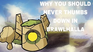 Why You Should Never Use The Thumbs Down Emote In Brawlhalla [upl. by Renfred141]