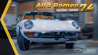 ALFA ROMEO Spider 2000 modelo 1974 [upl. by Eillek]