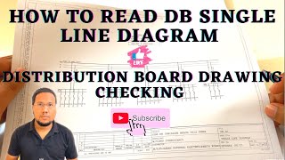 How to read DB drawing  DB single line diagram  DB SLD [upl. by Elocan]