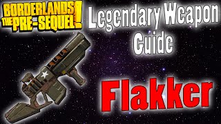 Borderlands The PreSequel  Flakker Shotgun  Legendary Items Guide [upl. by Adiazteb348]