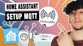 Aggiungere Sonoff a Home Assistant  Mosquitto MQTT Broker [upl. by Cohleen]