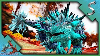 CRYSTAL CREATURES HAVE INVADED THIS ARK  Ark Crystal Isles DLC E21 [upl. by Aryc]