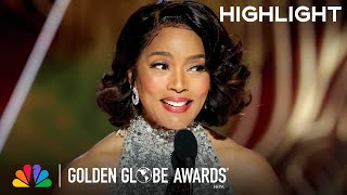 Angela Bassett Wins Best Supporting Actress in a Motion Picture  2023 Golden Globe Awards on NBC [upl. by Ybbor692]