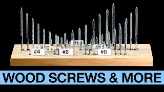 Wood Screw Sizes Explained  A Beginners Guide [upl. by Hamehseer]