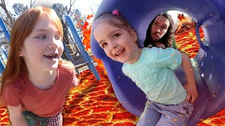 🌋 DADDY DAUGHTER DATE 🌋 Lava Monster with Adley and Navey playing at the Duck Park then icecream [upl. by Thoma282]