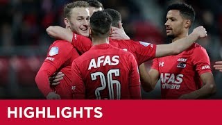 Highlights AZ  Fortuna Sittard  Eredivisie [upl. by Aninotna]