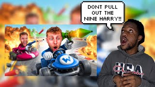 SIDEMEN GTA WITH BANNED WEAPONS AND MARIO KART TRACKS [upl. by Sidnarb]