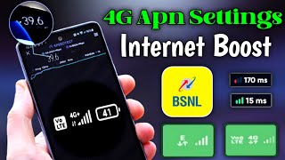 apn for bsnl 4g settings fast internet 2024 [upl. by Akeemat]