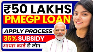 PMEGP Loan Process  PMEGP Loan Apply Online  Govt Loan Scheme 2024 [upl. by Feil]