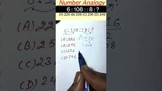 Number Analogy Reasoning Short Tricks  reasoning short tricks rrbntpcrrb ssccgl sscgd sscchsl [upl. by Andrew]