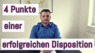 Die 4 wichtigsten Punkte einer erfolgreichen Disposition  Helmut Baldus GmbH [upl. by Issej]