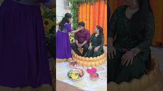 🤯Marriage haldi function🥹💥 pregnant trending shortsfeed valakappufunction [upl. by As]