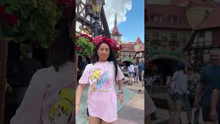 Travelled around the world in ONE DAY 😱 epcot disney travel disneyworld [upl. by Charleen]