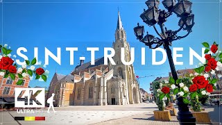 Walking in SintTruiden Historic City Center and Rose Garden Belgium 4K [upl. by Reinold]