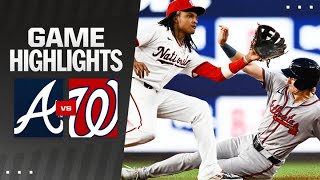 Braves vs Nationals Game Highlights 91024  MLB Highlights [upl. by Dorsman]