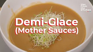 Demiglace sauce  Tips Membuat Mother Sauces [upl. by Auberta]