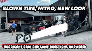 Blown Tire Nitro New Look Hurricane Rain and Some Questions Answered [upl. by Hodge]