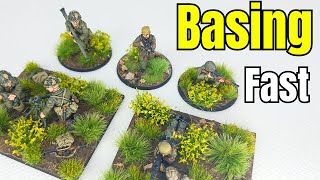 Master the Art of Basing Quick and Easy Techniques  172 Miniatures [upl. by Ardnad6]