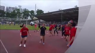 Captains Ball Women  TTC vs EAST  Inter College Games 2017 [upl. by Nylasoj]