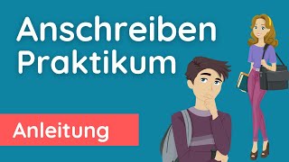 ✅ Anschreiben Schülerpraktikum mit Beispiel [upl. by Schweiker]