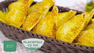 Reteta  Placintele cu pui  Bucataras TV [upl. by Aiclid428]